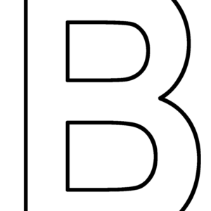 Letter b coloring pages printable for free download