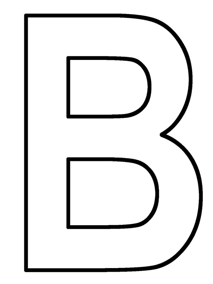 Letter b crafts for kindergarten