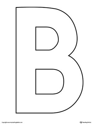 Free uppercase letter b template printable alphabet letter crafts letter b crafts letter a crafts