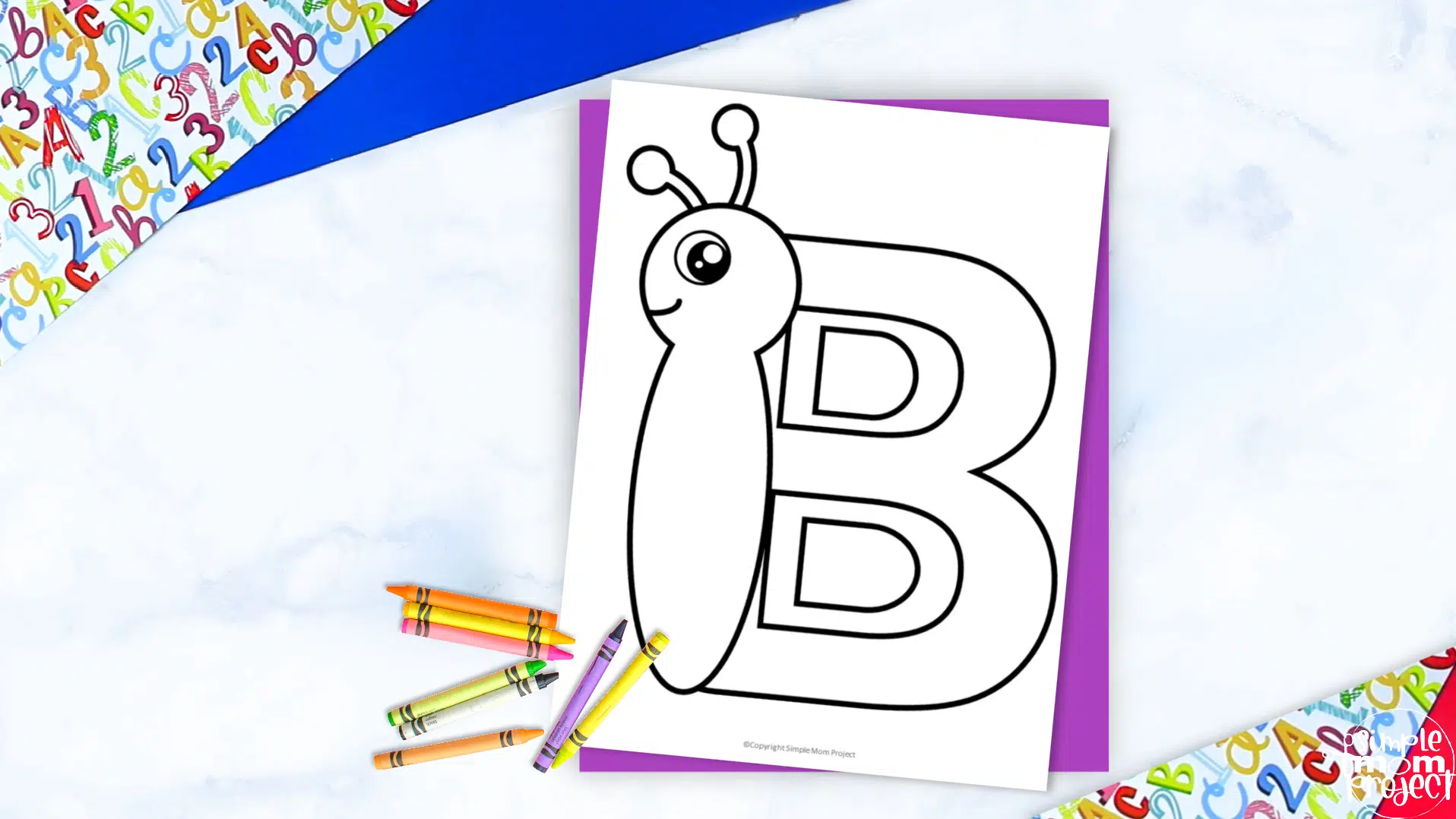 Fun printable alphabet coloring pages â simple mom project