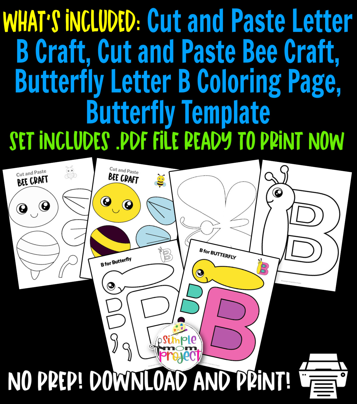 Fun letter b craft bundle