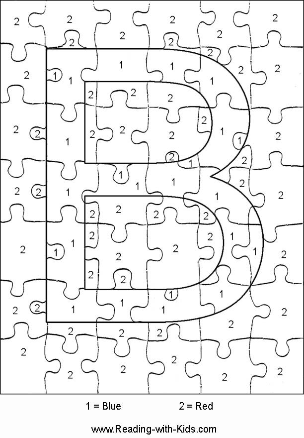 Color by number letter b alphabet coloring pages alphabet coloring coloring pages