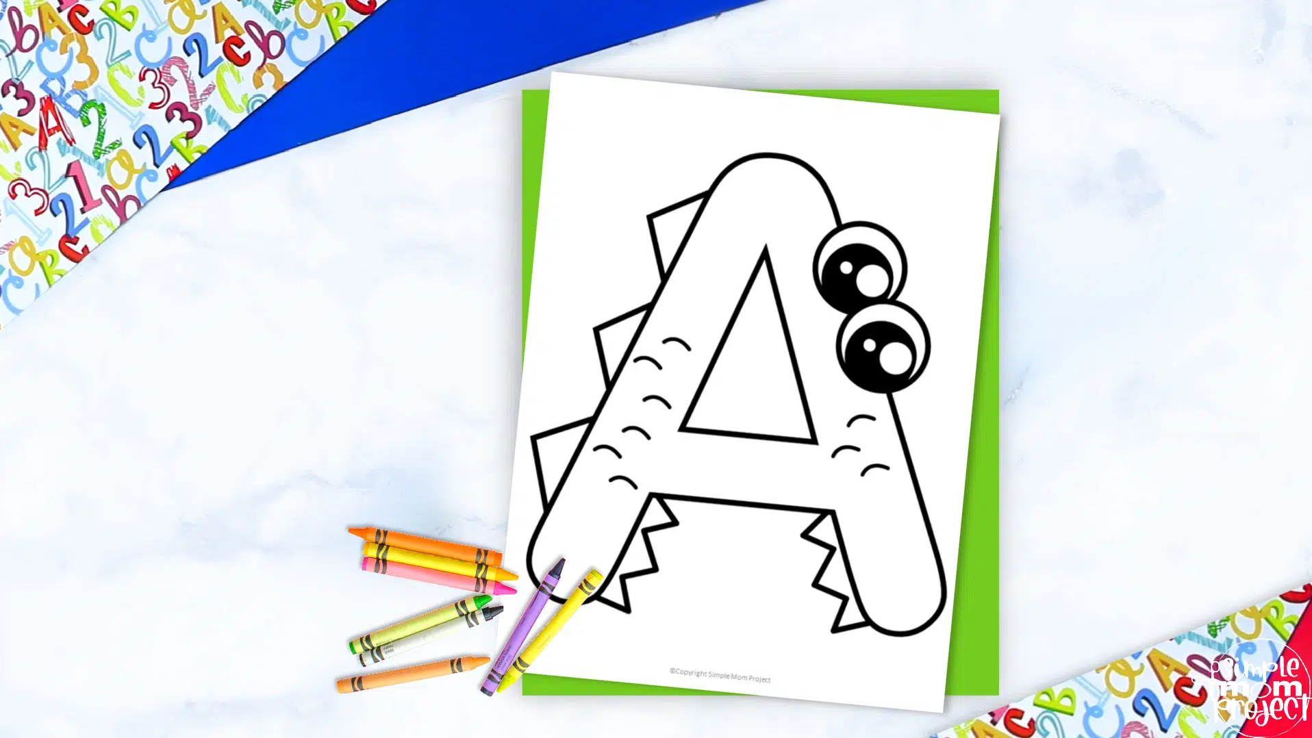 Fun printable alphabet coloring pages â simple mom project