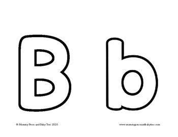 Uppercase lowercase coloring pages by mommy prose and baby toes