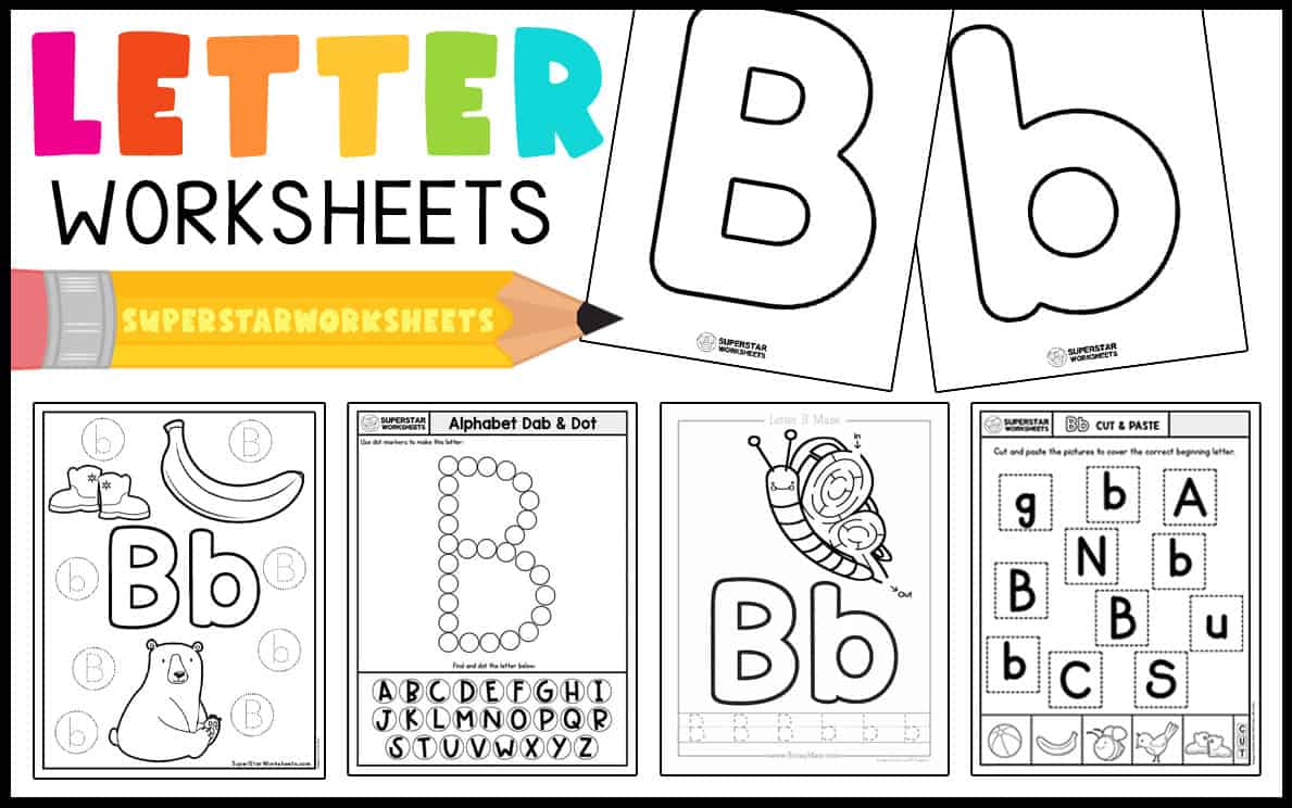 Letter b worksheets