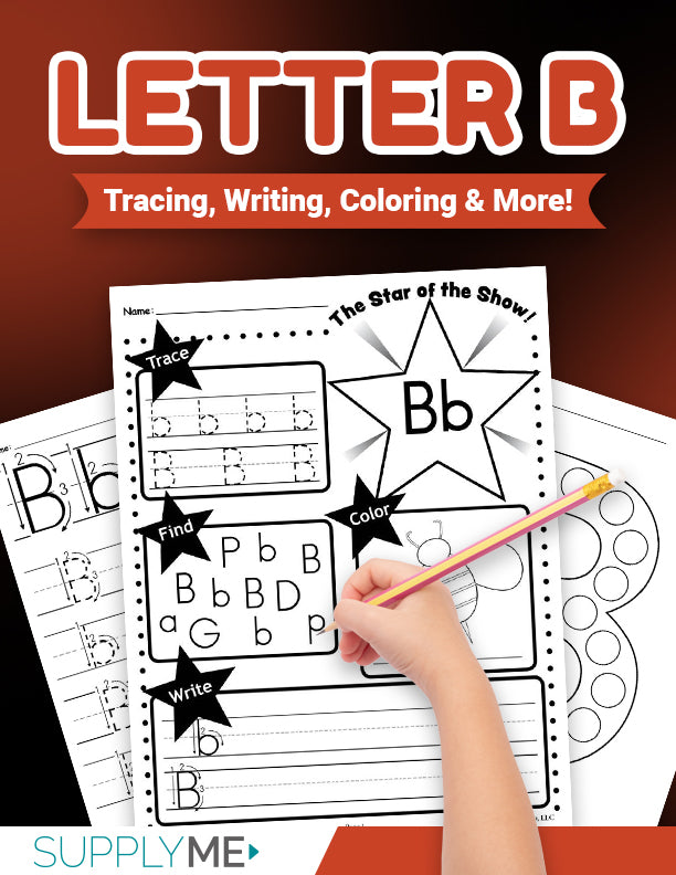 Letter b worksheets bundle