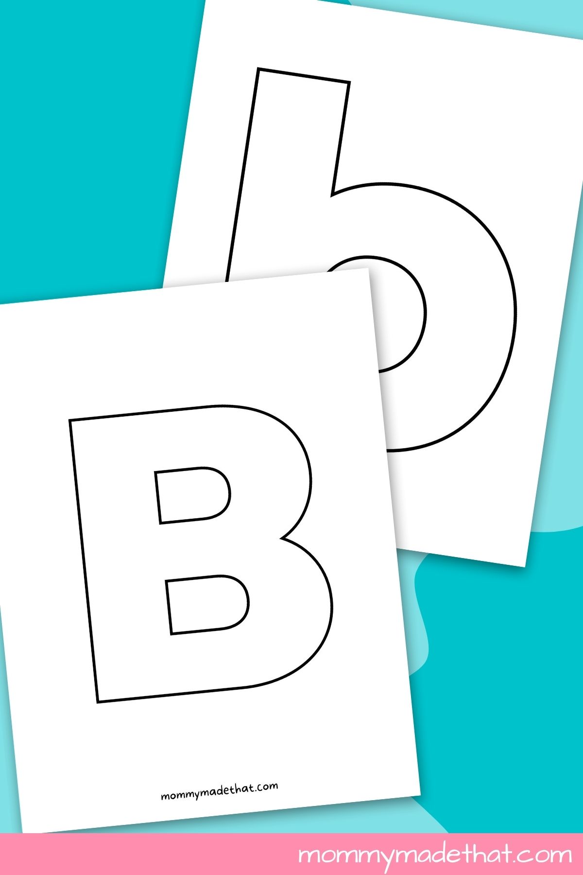 Printable letter b free template