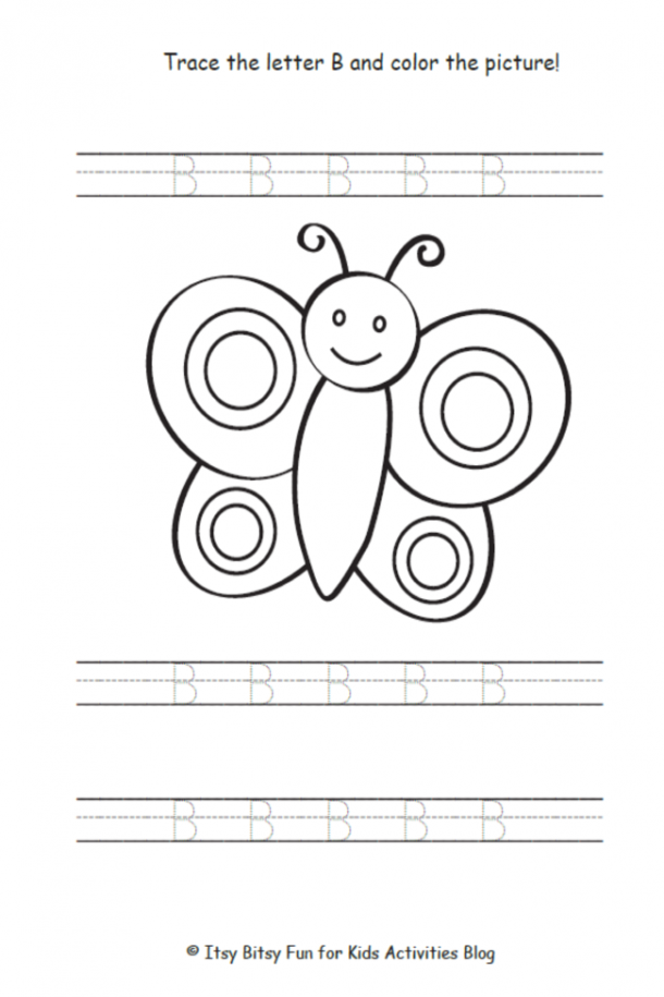 Free letter b worksheets for preschool kindergarten kids activities blog