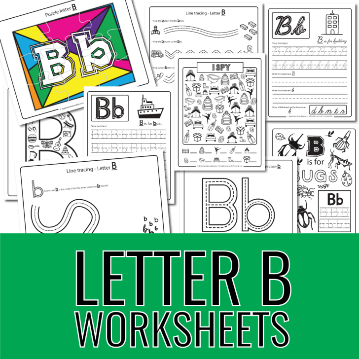 Letter b worksheets â free printables â daydream into reality
