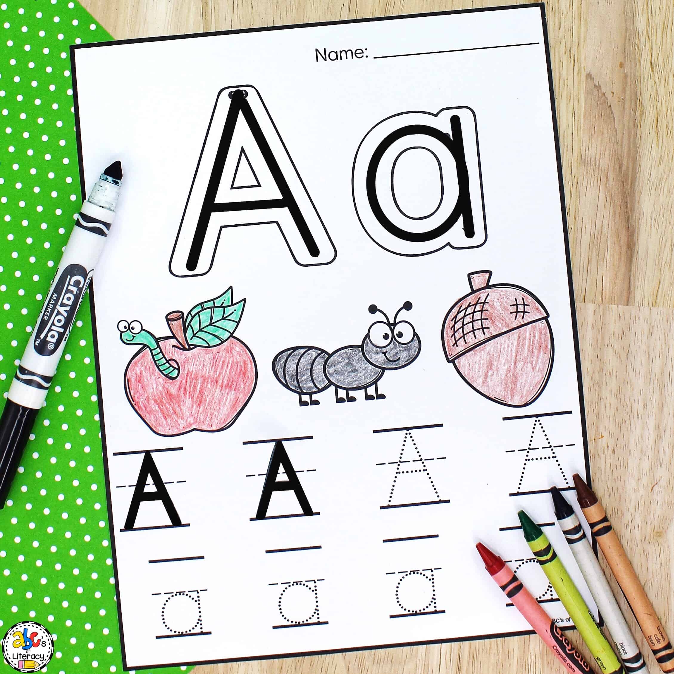 Letter tracing worksheets free printable preschool worksheets