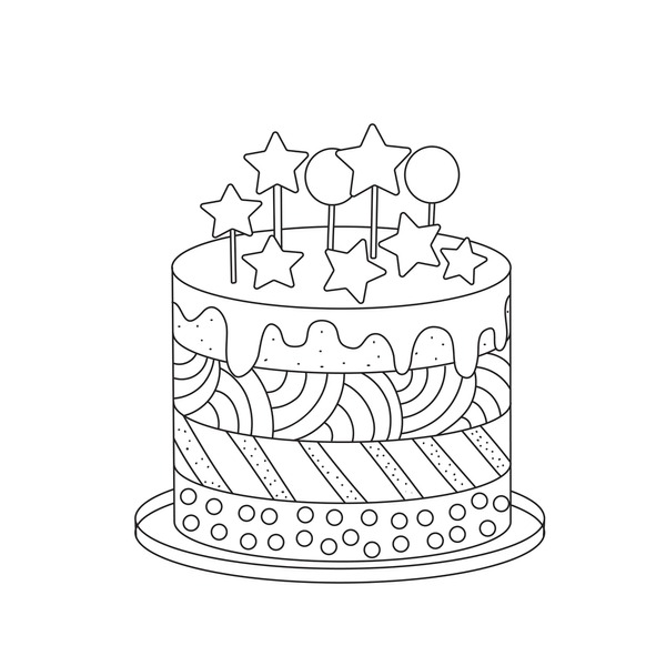 Thousand cake coloring pages royalty