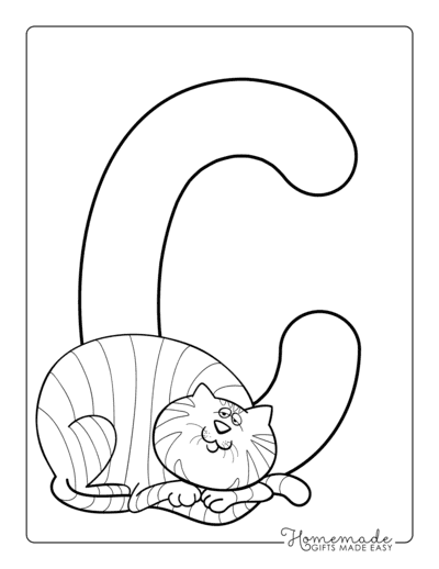 Free printable alphabet coloring pages for kids