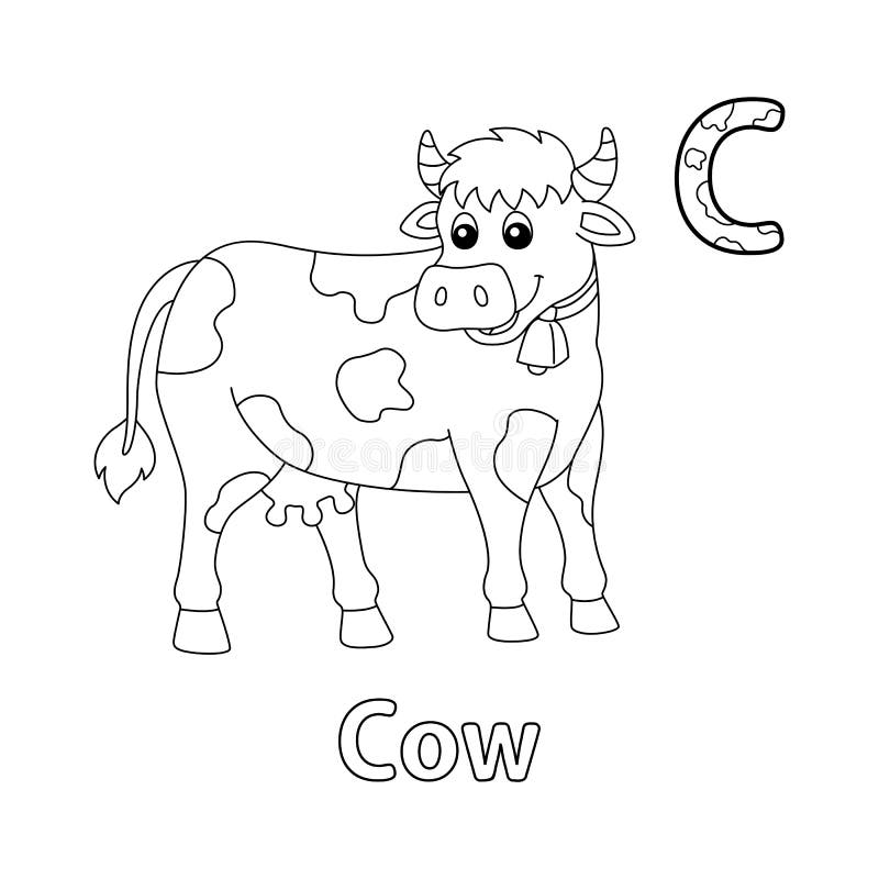 Cow coloring sheet stock illustrations â cow coloring sheet stock illustrations vectors clipart