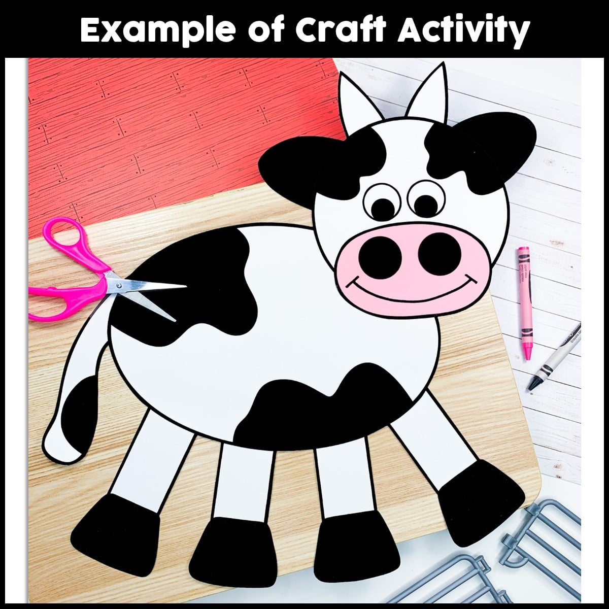 Cow craft activity
