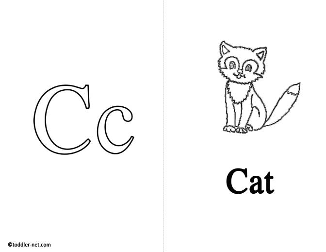 Free printable letter c flashcard and worksheet