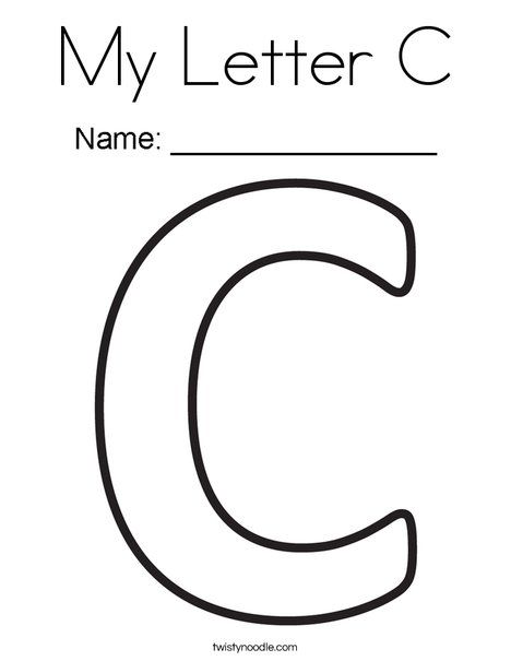 My letter c coloring page letter c coloring pages letter c activities lettering