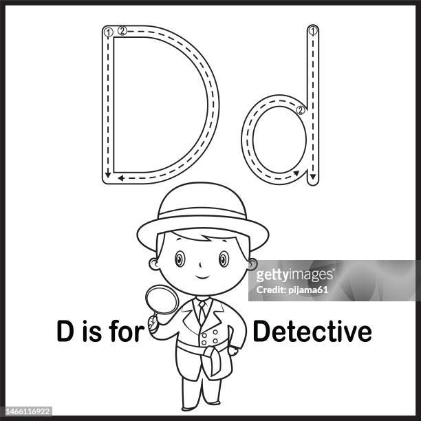 Flashcard letter d is for doctor vector illustration high