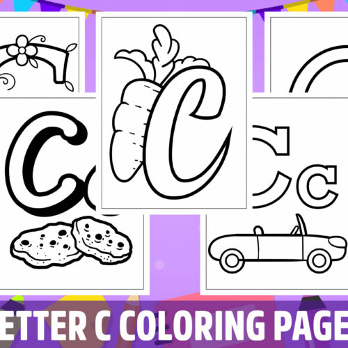 Letter c coloring pages for kids girls boys teens birthday school activity made by teachers