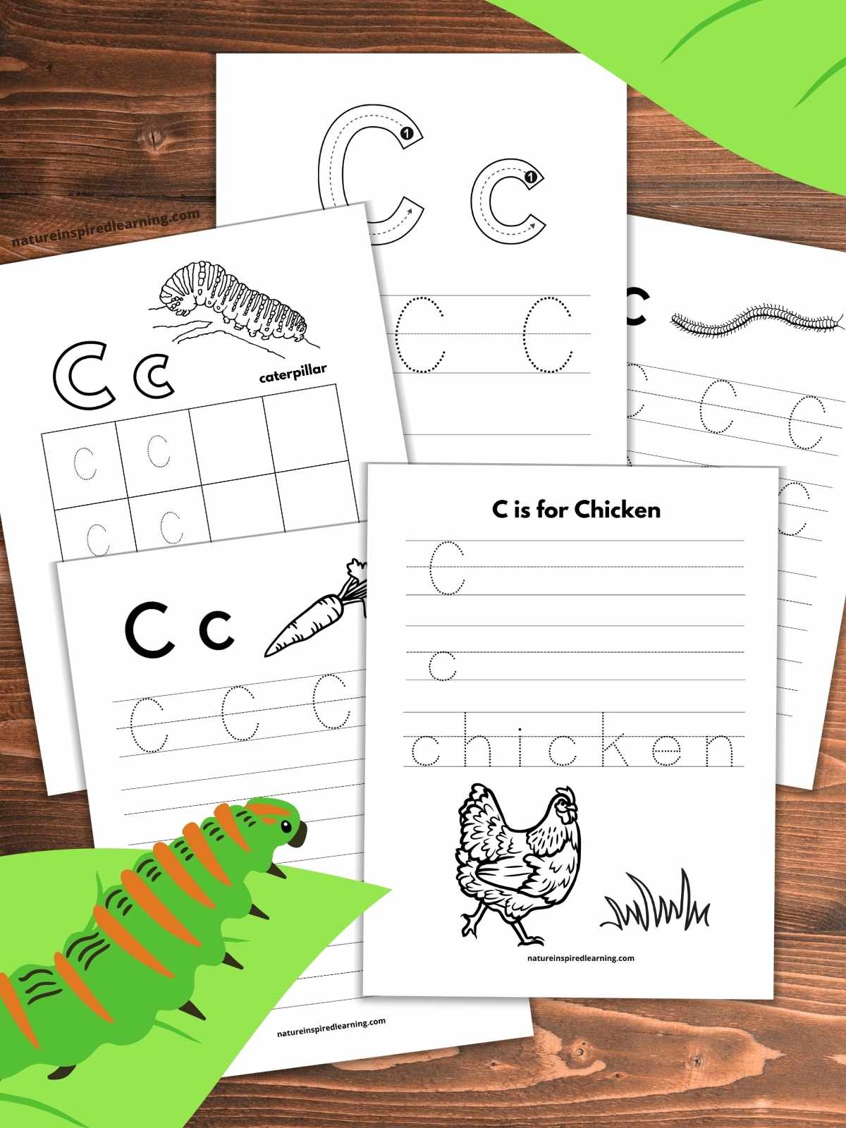 Free letter c tracing worksheets