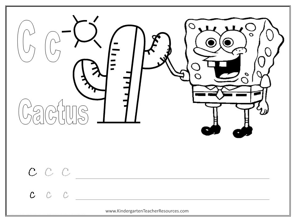 Letter c worksheets and activities