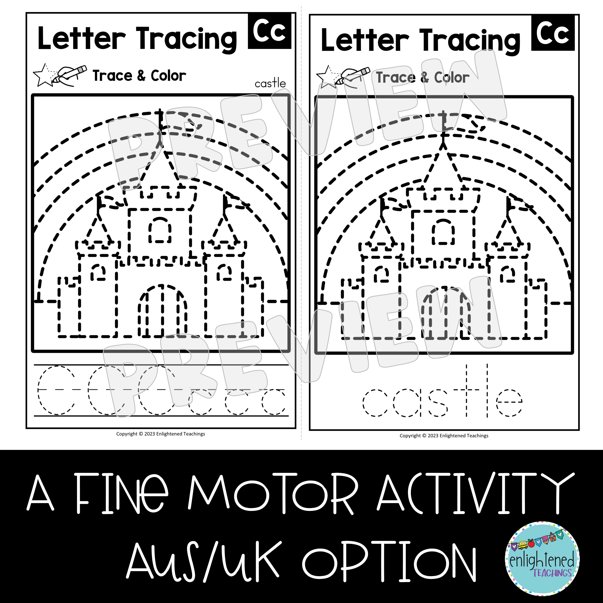 Letter c tracing worksheets letter tracing mats letter c trace color made by teachers