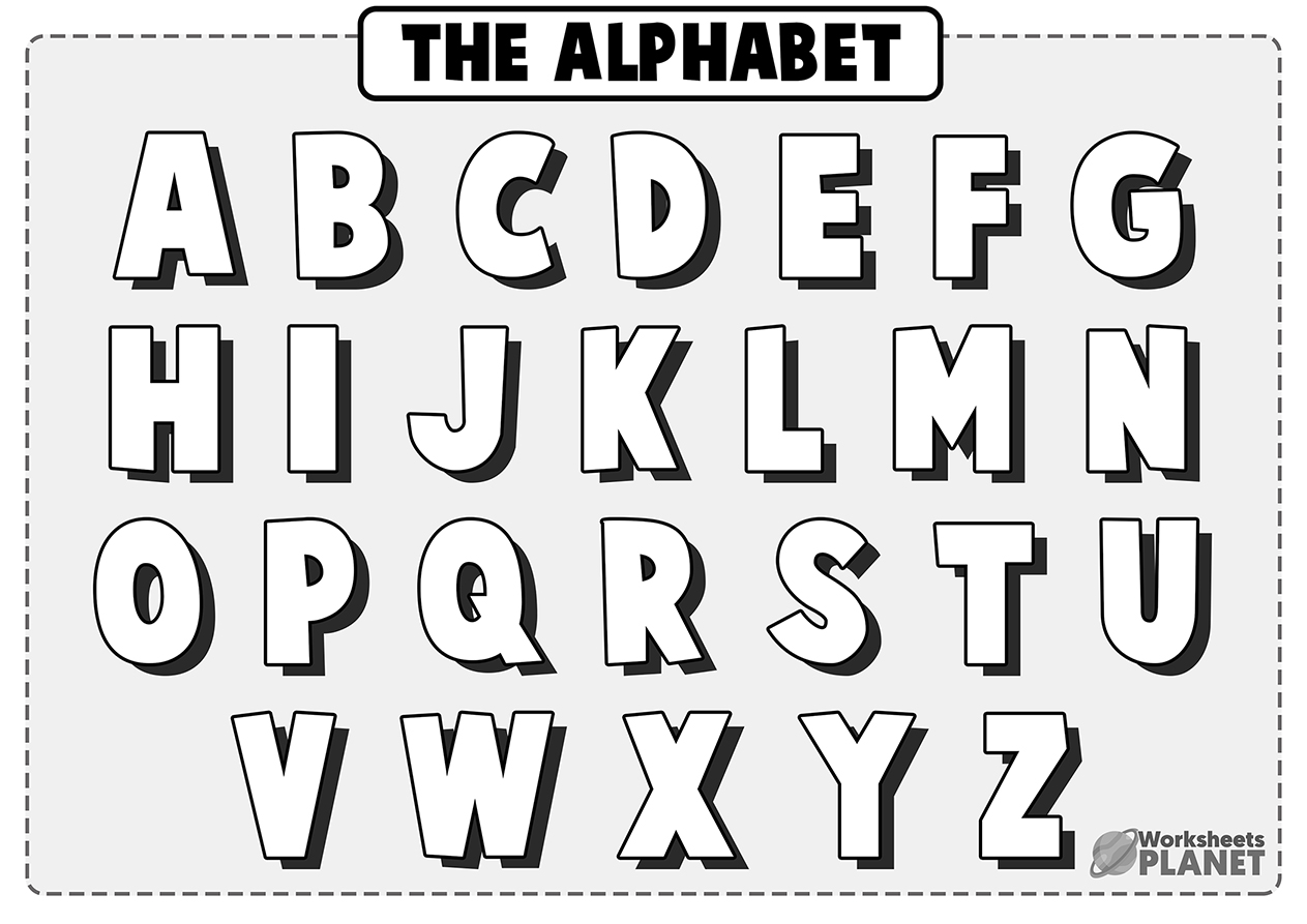 Alphabet coloring pages for kids ready to print and color