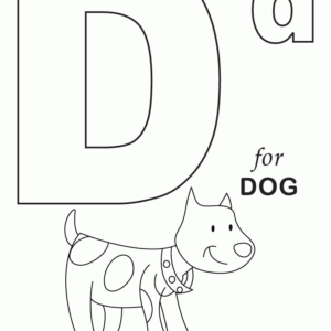 Letter d coloring pages printable for free download