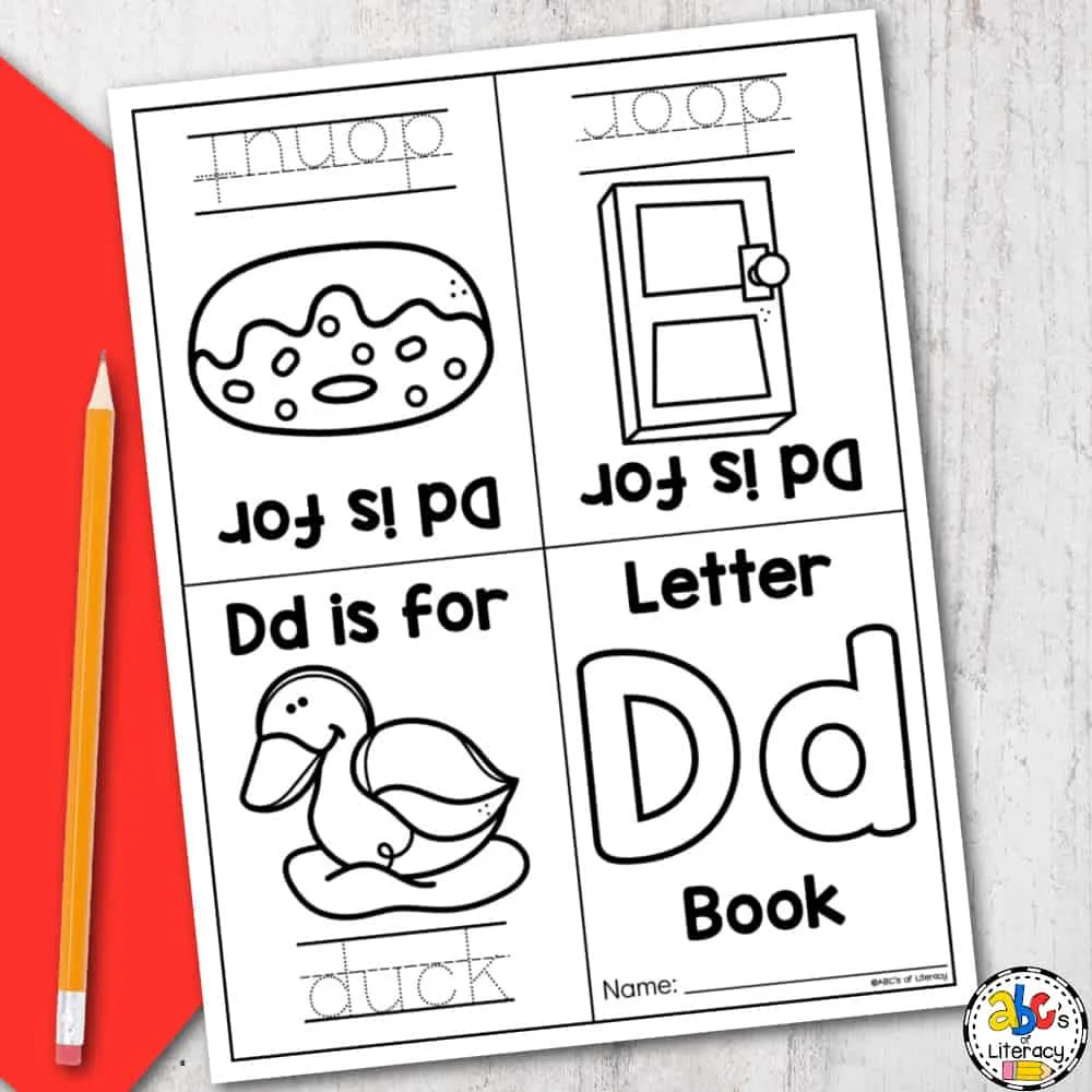 Letter d book