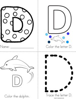 Letter d books