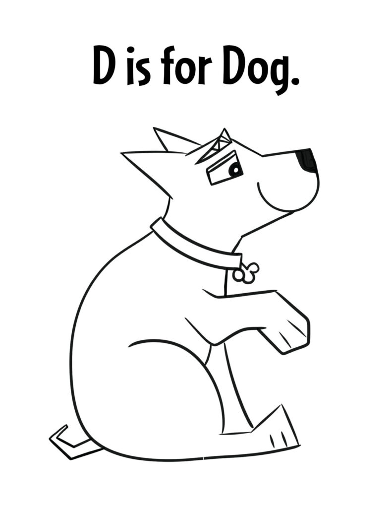 Free letter d worksheets for preschool â the hollydog blog