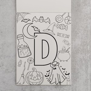 Letter d coloring