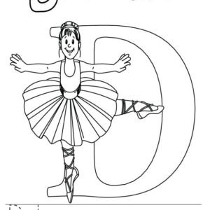 Letter d coloring pages printable for free download