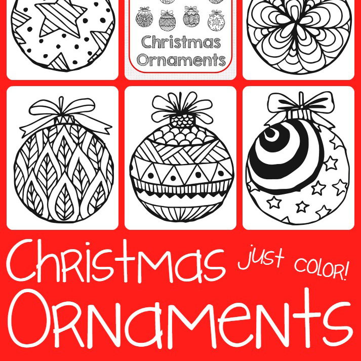 Free christmas coloring pages for kids adults