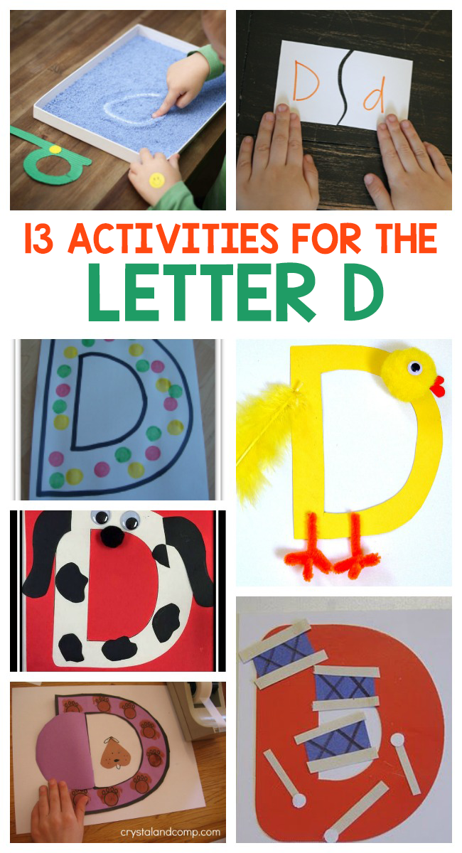 Darling letter d crafts activities kids activities blog