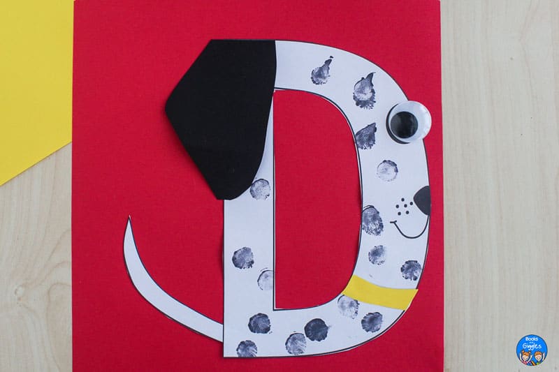 Letter d craft d is for dog dalmatian