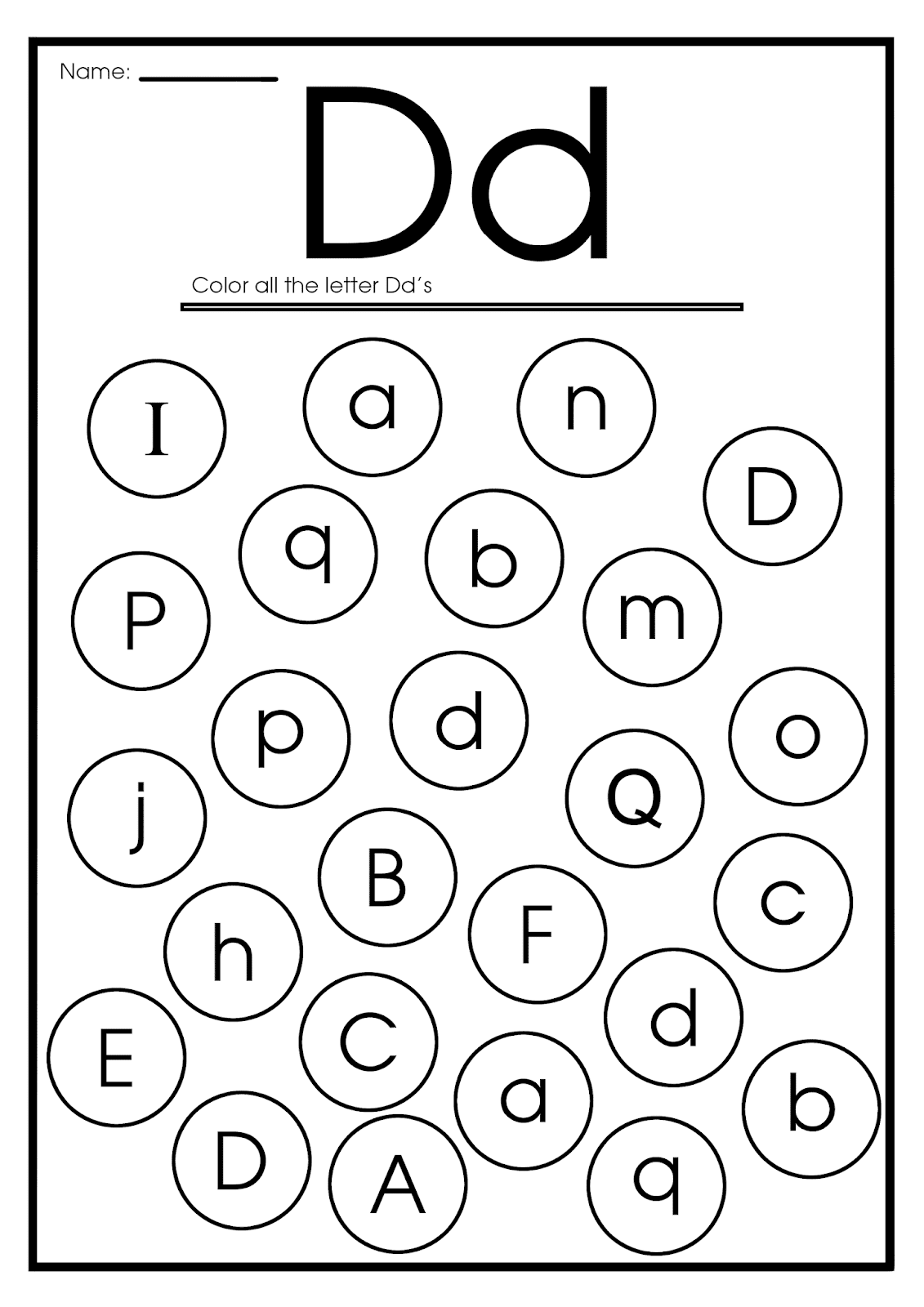 English for kids step by step letter d worksheets flash cards coloring pages