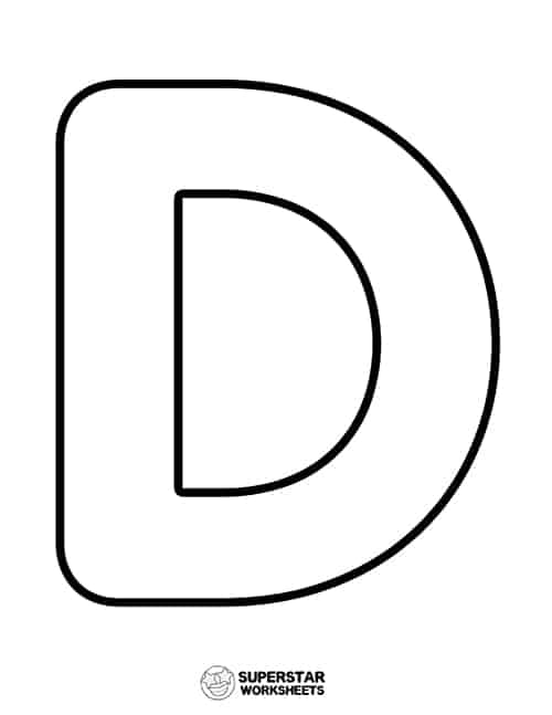 Letter d worksheets