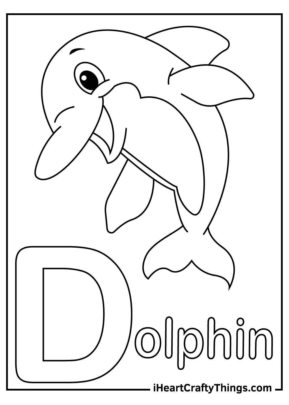 Letter d coloring pages free printables