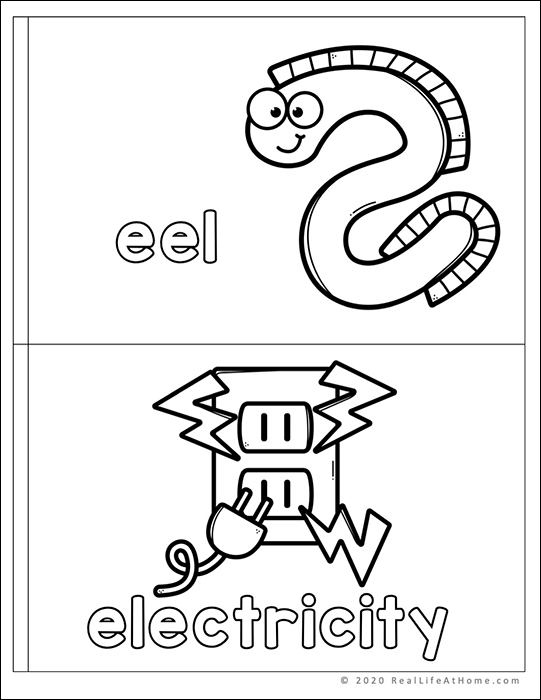 Letter e â catholic letter of the week worksheets and coloring pages