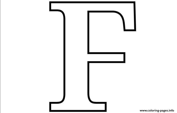 Print letter f free alphabet sada coloring pages printable alphabet letters letter f letter stencils printables