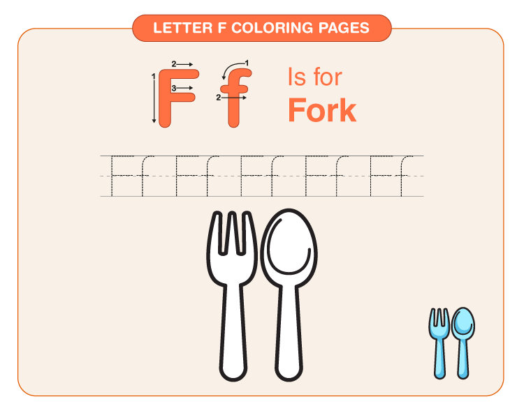 Letter f coloring pages download free printables