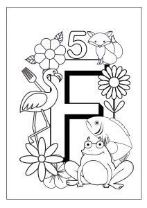 Free letter f pictures worksheets printable pdf