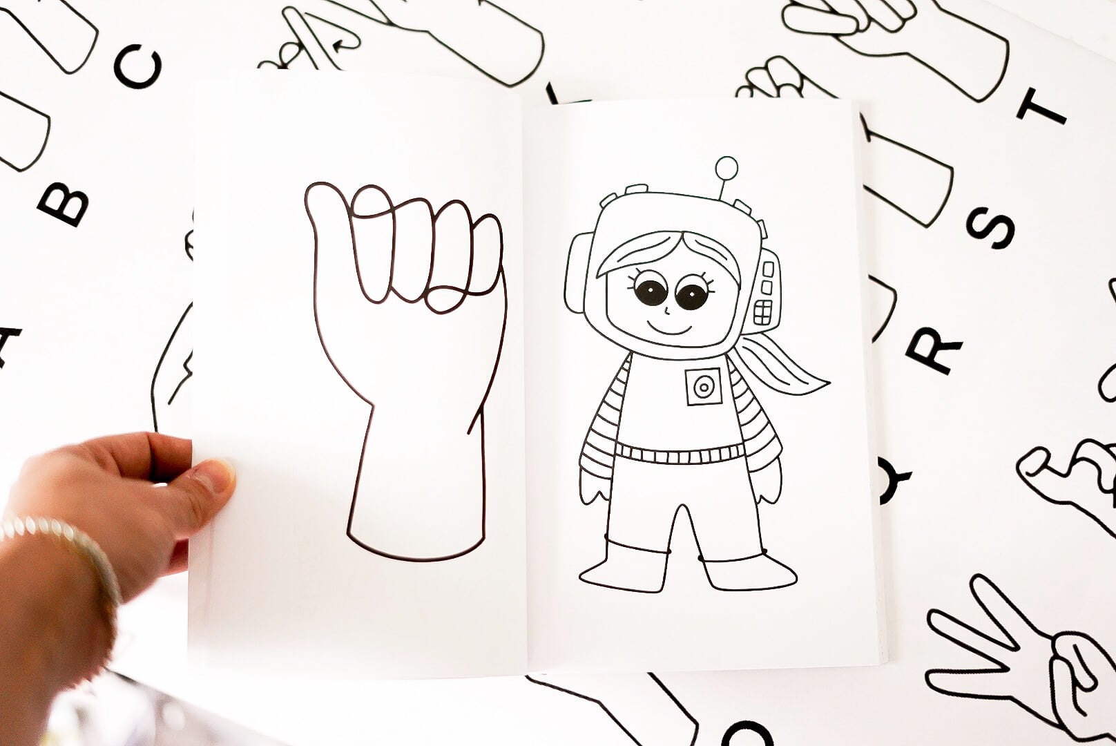 Free asl coloring pages