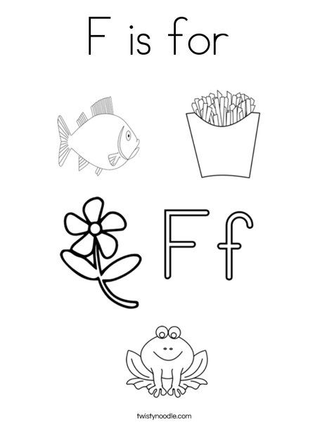 F is for coloring page coloring pages letter a words alphabet coloring pages