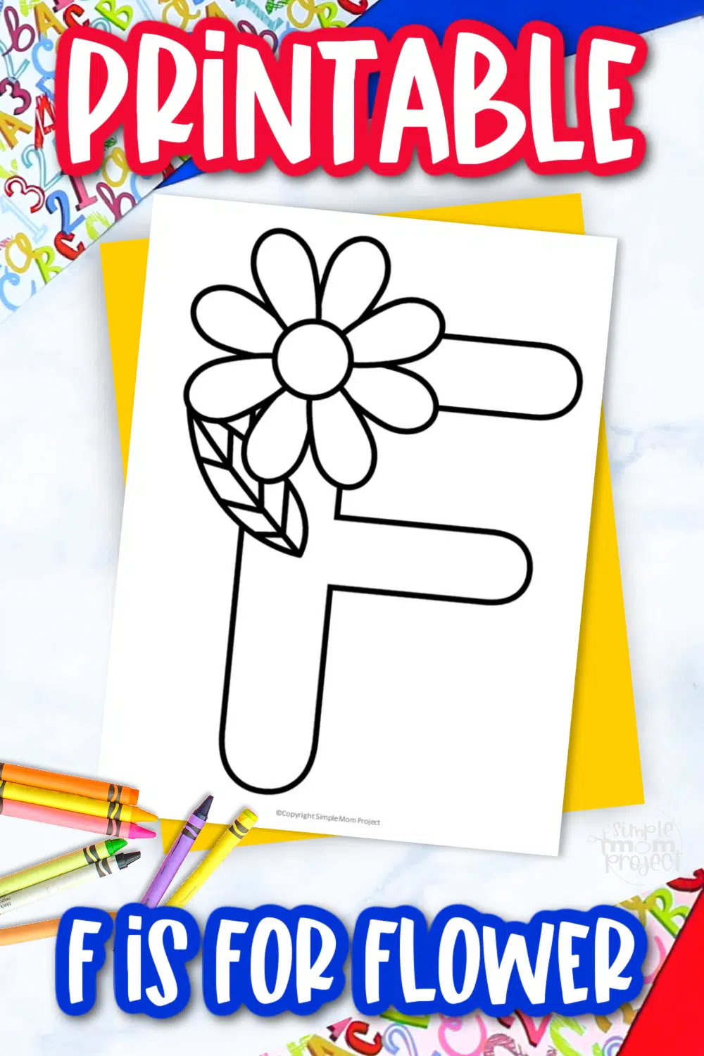 Free printable letter f coloring page â simple mom project