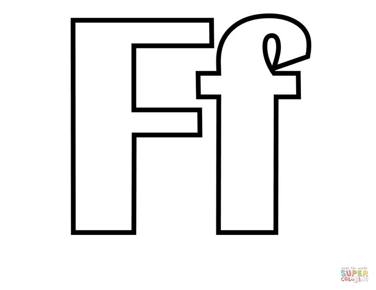 Classic letter f coloring page free printable coloring pages coloring pages alphabet coloring pages free printable coloring pages