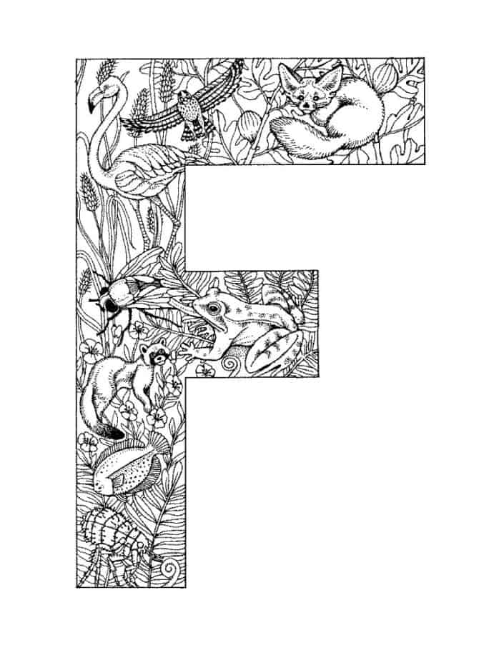 Entertain your little ones with our alphabet coloring pages