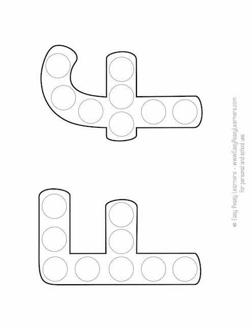 Free alphabet do a dot printables