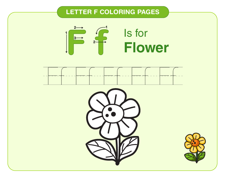 Letter f coloring pages download free printables