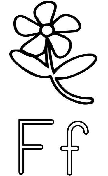 Flower coloring page